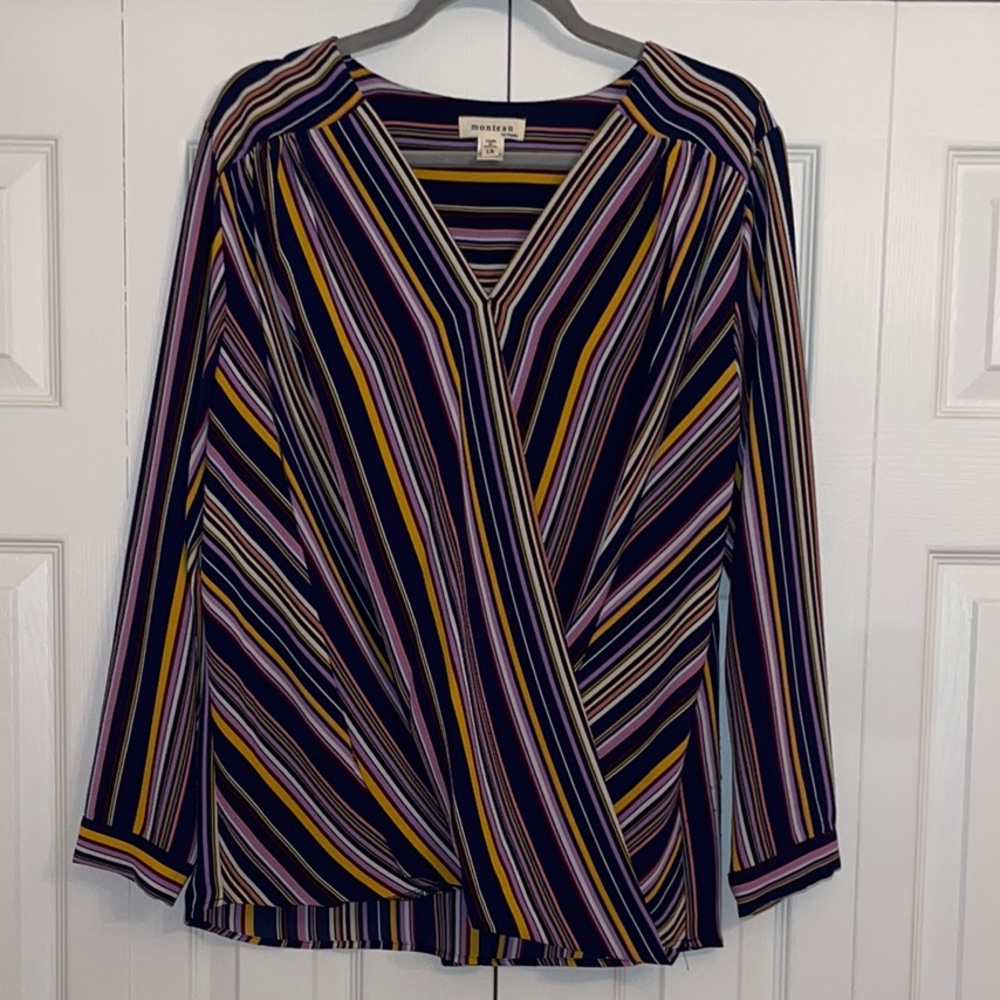 Multicolor Striped Women’s Top by Max Studio